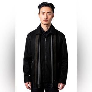 Men’s Calvin Klein Black Wool Coat